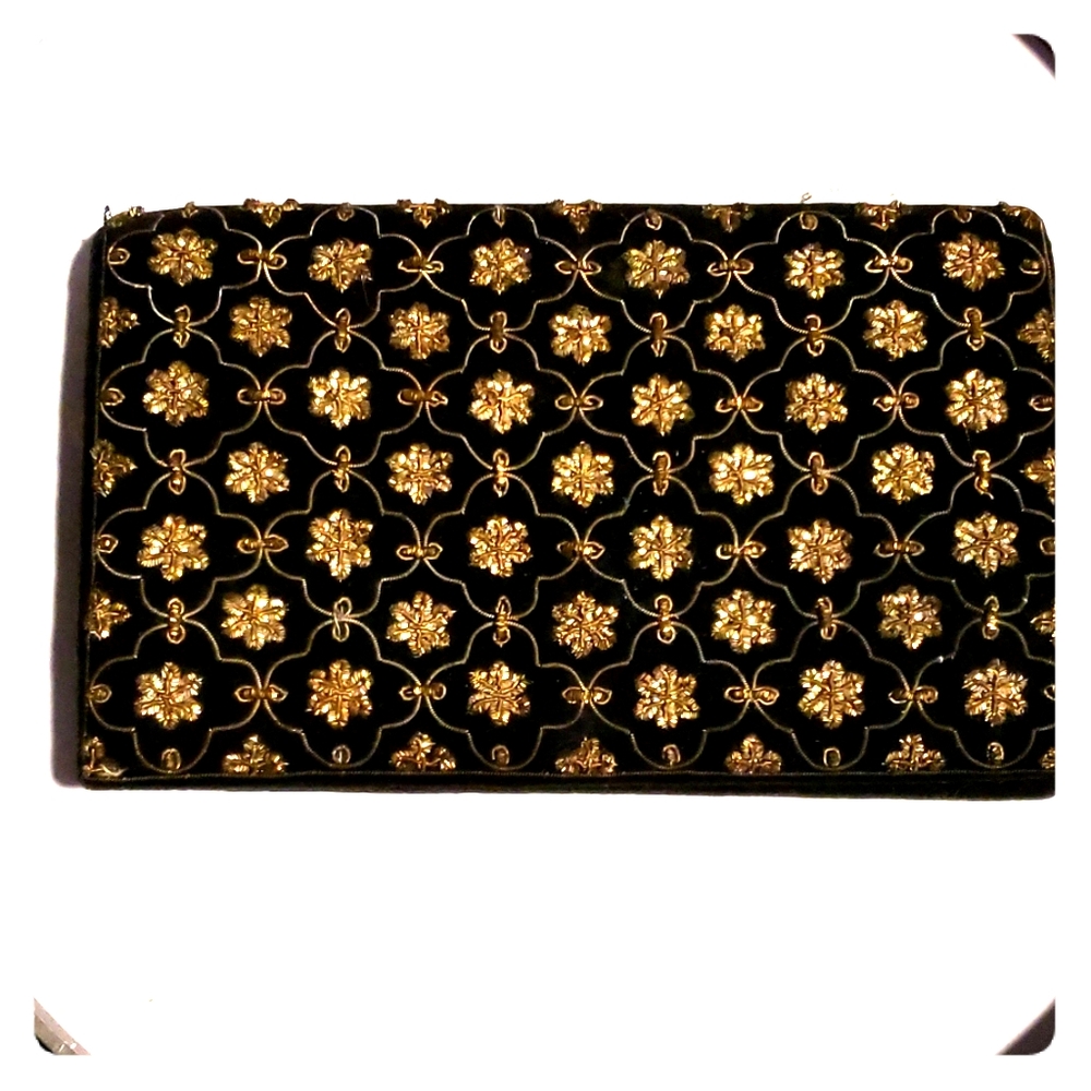 Black clutch purse